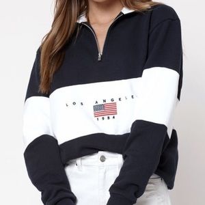 Brandy Melville quarter zip